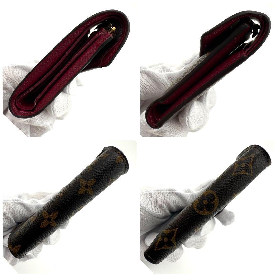 【Mさと様】ルイヴィトン モノグラム ヴィクトリーヌ フューシャ財布 ＃244
