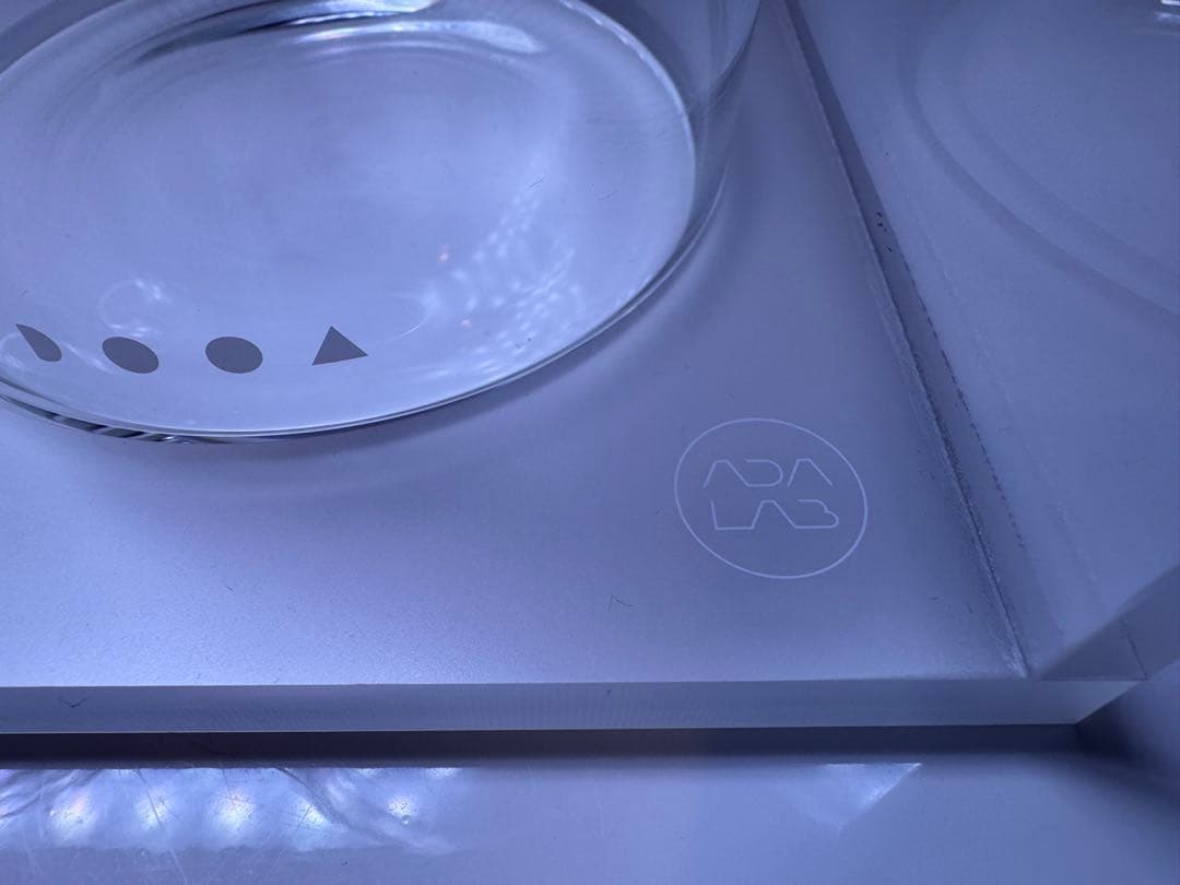 ADA LAB限定 パルダライト+アクリル展示台+ガラスポットMARUセット