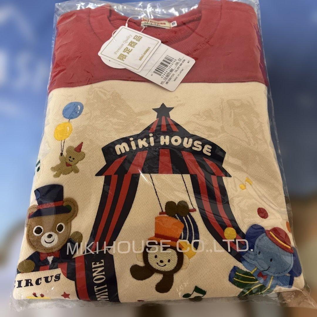 MIKI HOUSE サーカスデザイン トレーナー