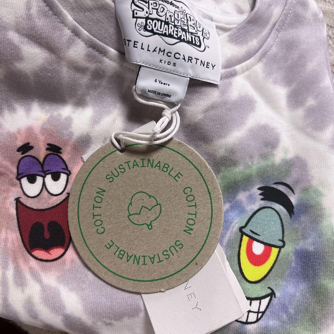 【大人気完売品】新品　SMC xスポンジボブ　タイダイ スウェット　4Y