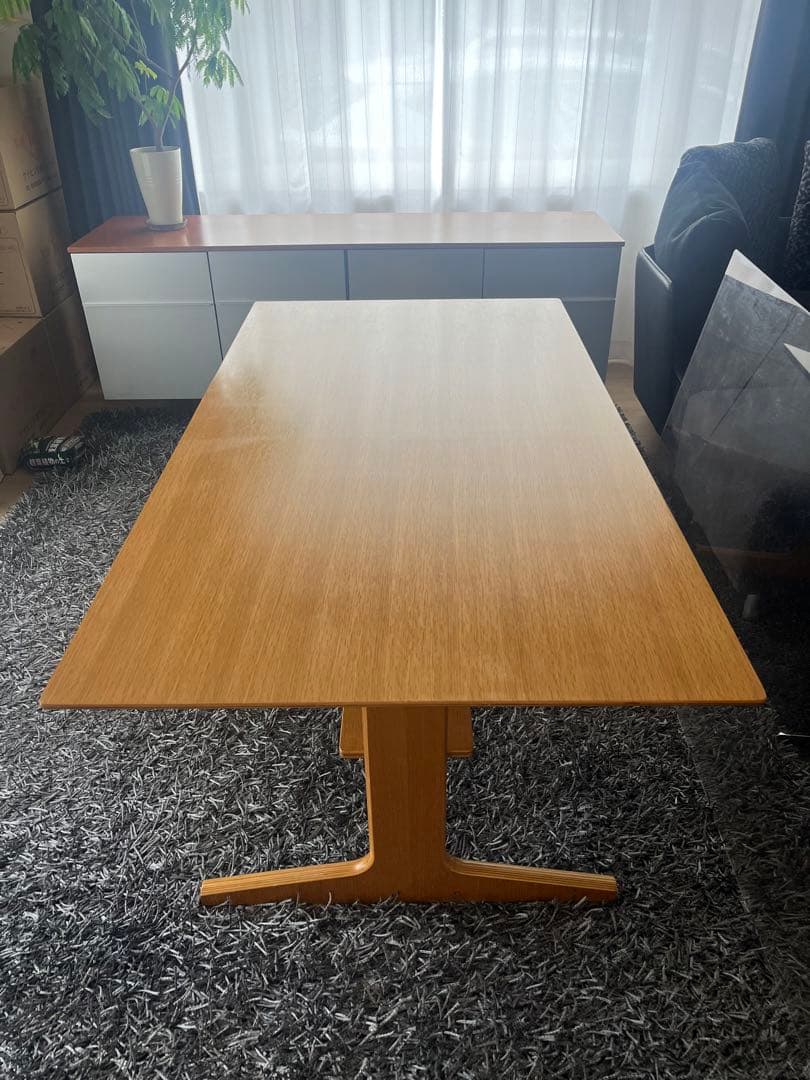 MUJI オーク材 ダイニングテーブル✨ 幅１５０×奥行８０×高さ６０ｃｍ