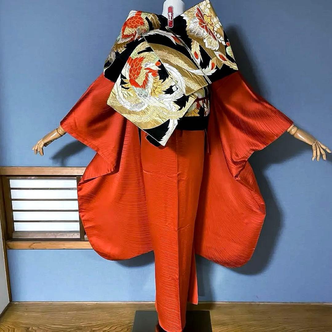 25点　振袖フルセット 手染め 新品ショール着付け道具付き　成人式振袖　振袖