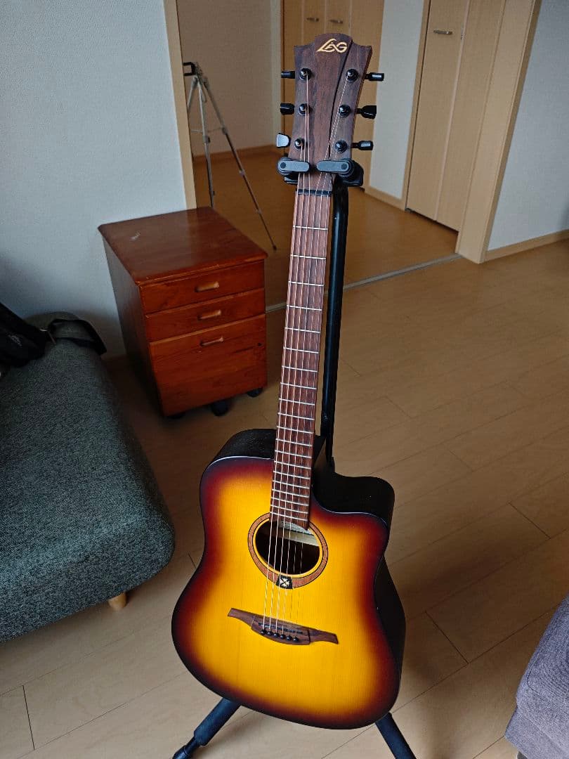 LAGギター T7ODCE-BRB エレアコ ハードケース付属 ※値下げ交渉可