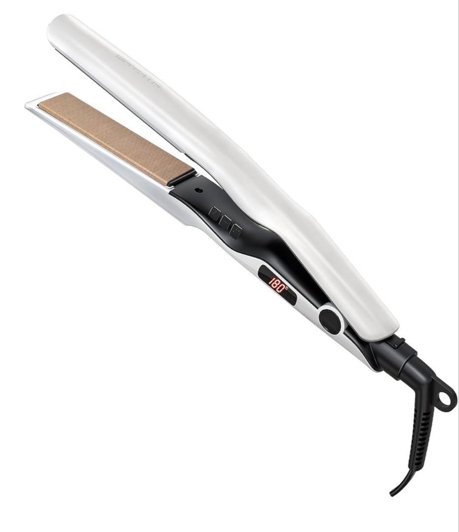 BAYATA 2WAY ヘアアイロン パールホワイト