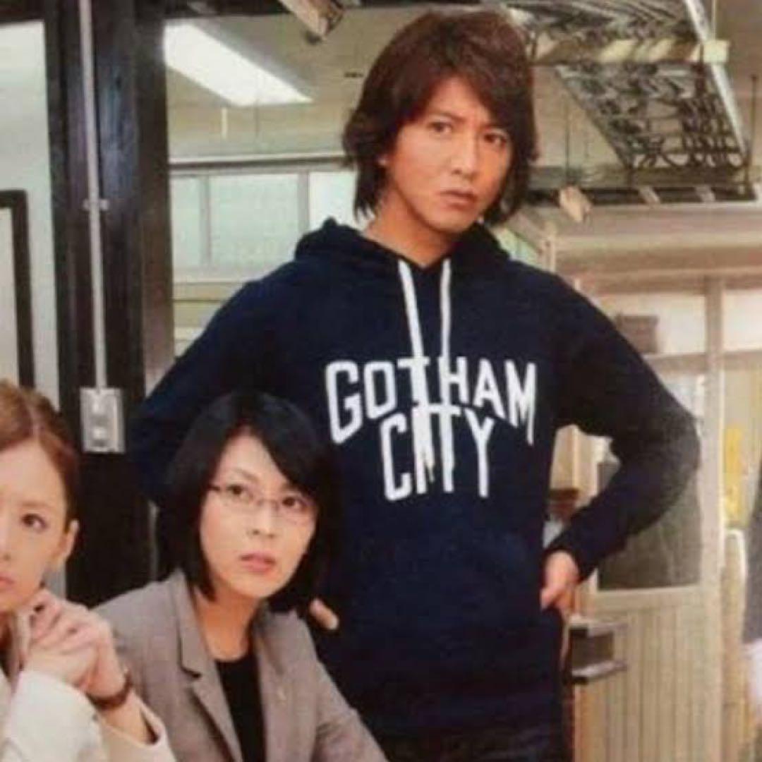 キムタク HEROナンバーナイン NUMBERNINE ネイビー パーカー