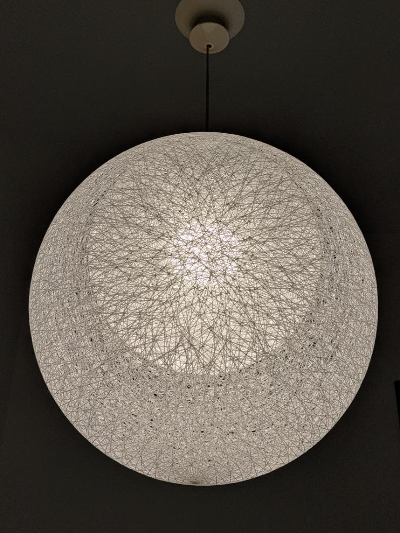 ヤマギワ ペンダント照明 マユハナ　約Φ45㎝ ホワイト