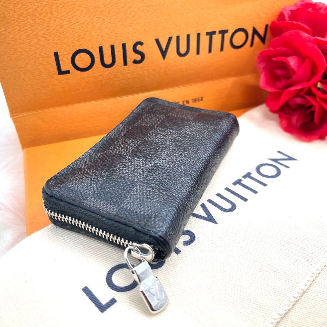 ルイヴィトン 　ダミエ　グラフィット　ジッピー　パース　ケース906