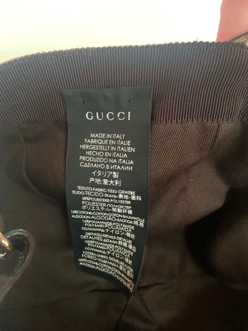 GUCCI monogram cap 「美品」