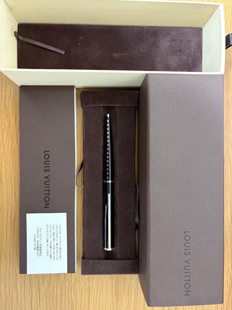 お値下げ中　ルイ ヴィトン ジェットリーニュ ボールペン ブラック 箱付き