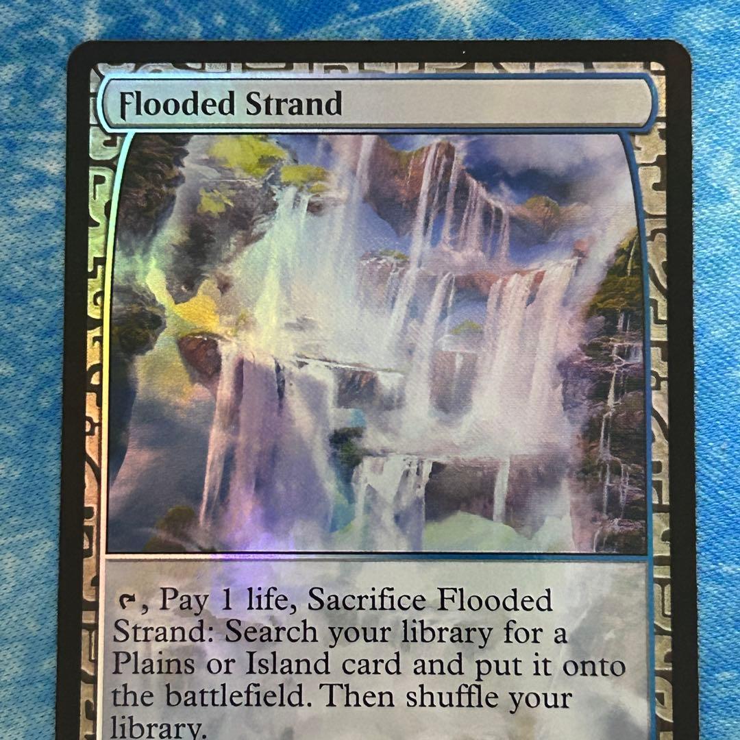 MTG 英語版 foil EXP 溢れかえる岸辺 Flooded Strand