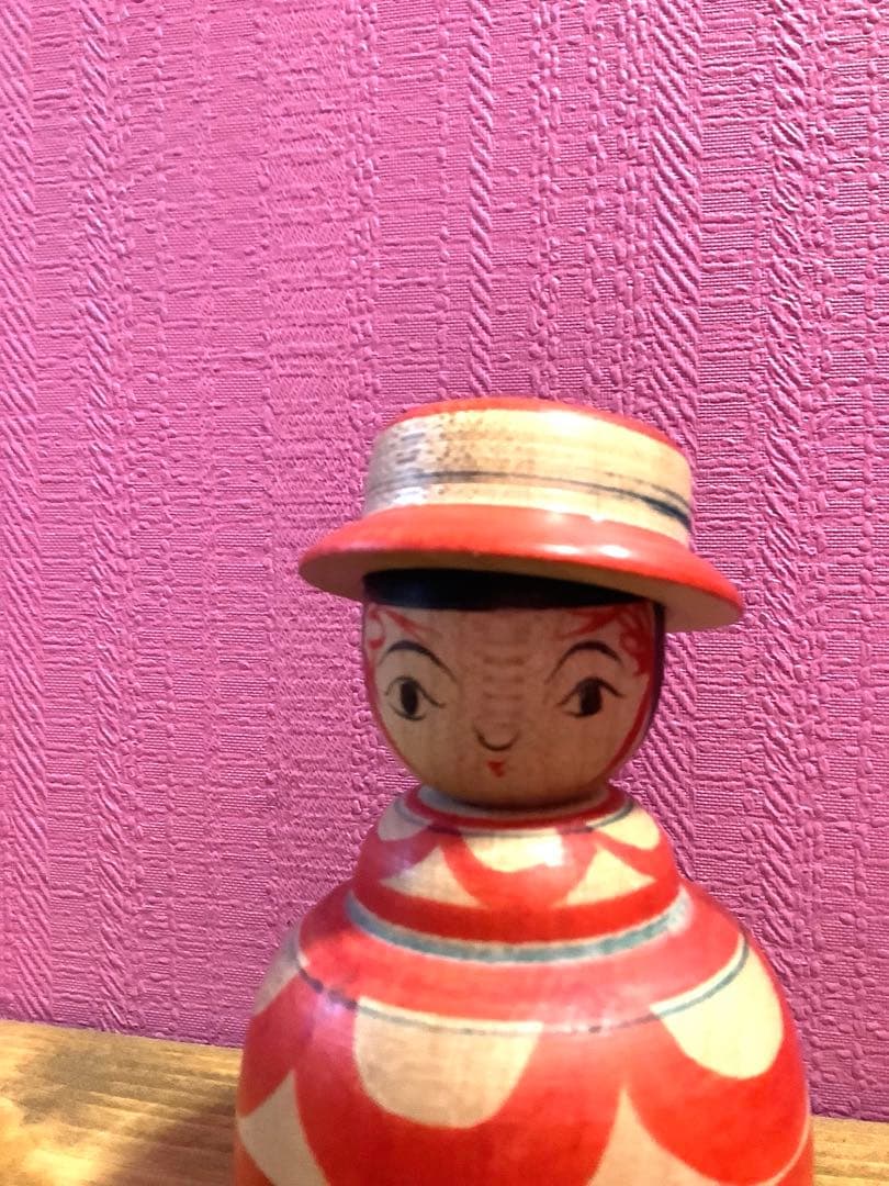 可愛い帽子こけしえじこ　　阿部進矢工人