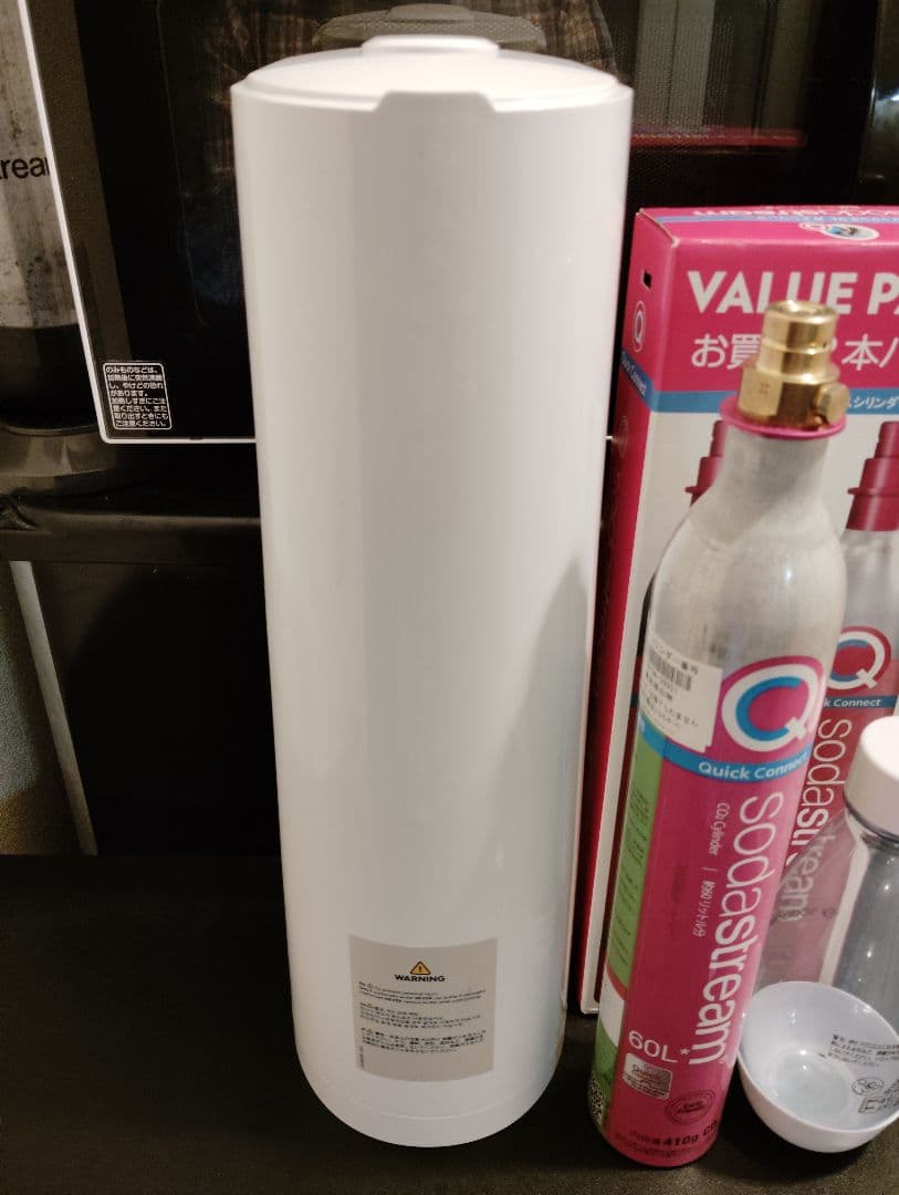 sodastream ソーダストリーム テラ 未使用ガスシリンダー2本つき
