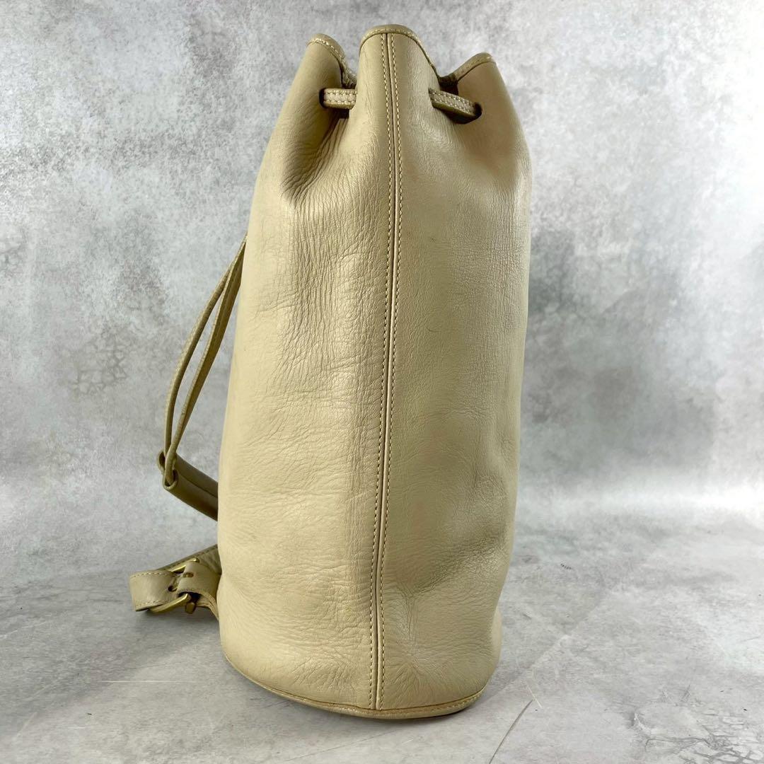 良品✨レア オールドコーチ 西口修平 ショルダーバッグ オールレザー 巾着型