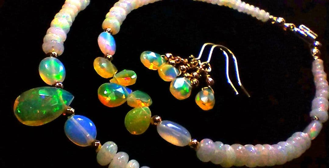 エチオピア産プレシャスオパール3点セット14kgf