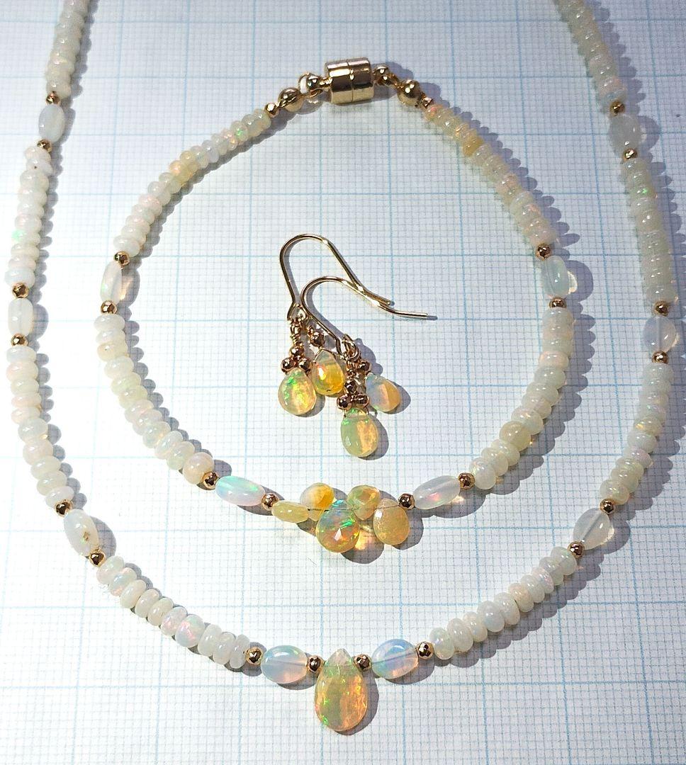 エチオピア産プレシャスオパール3点セット14kgf