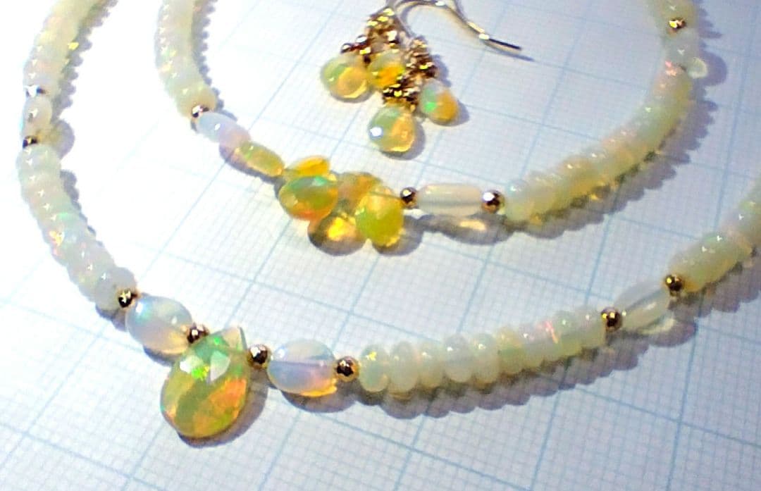 エチオピア産プレシャスオパール3点セット14kgf