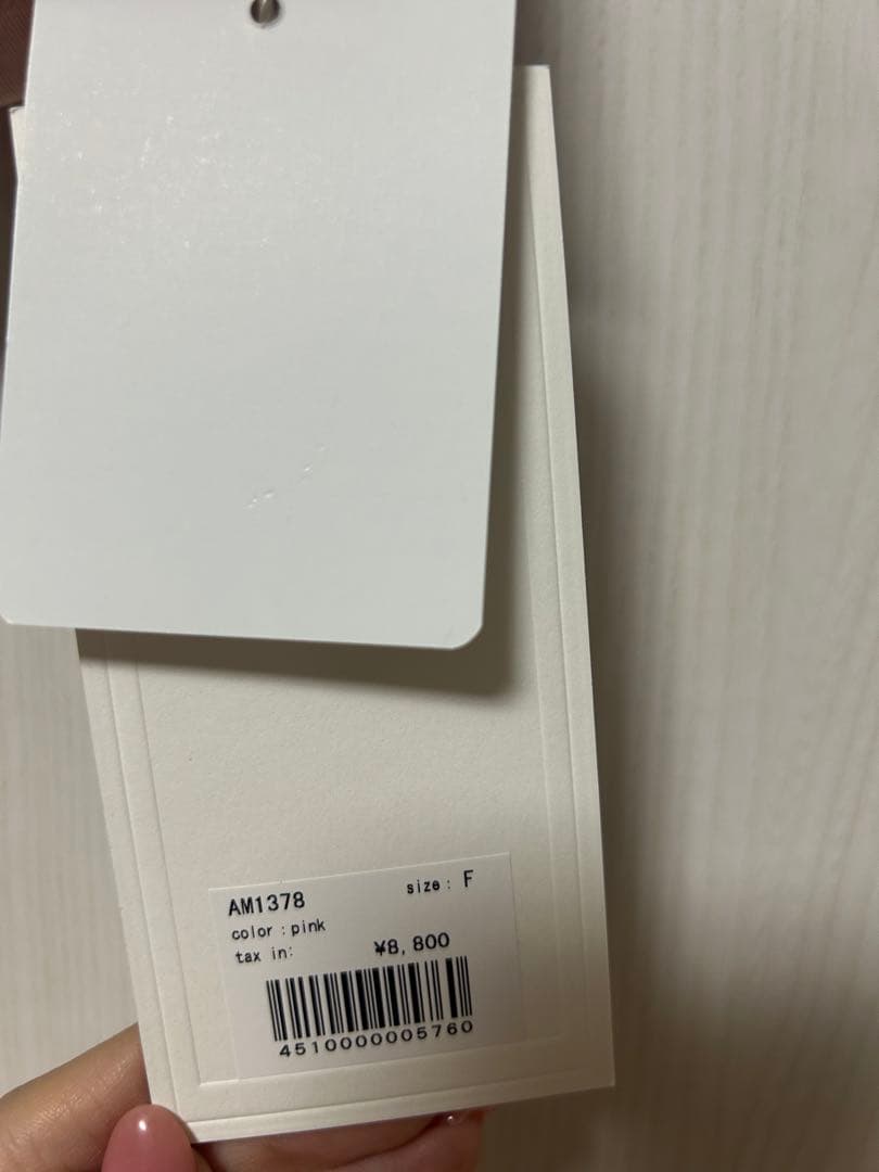 トップス ANDMARY Heart point tops pink