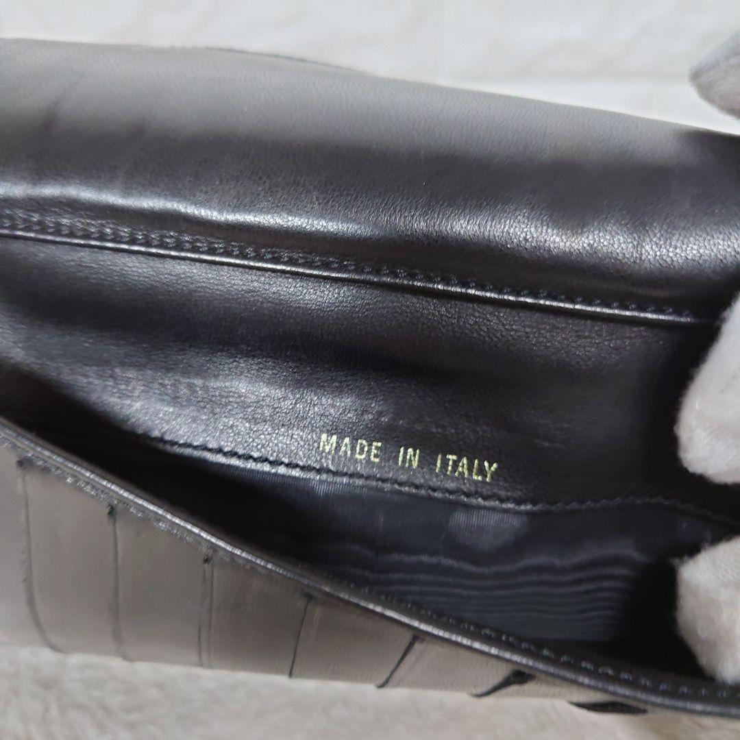 【希少】CHANEL シャネル チョコバー 三つ折り長財布 ブラック