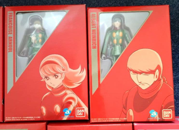 サイボーグ009 バトルアライブ編 DVD 特典　フィギュア9体セット