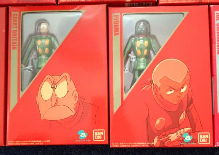 サイボーグ009 バトルアライブ編 DVD 特典　フィギュア9体セット