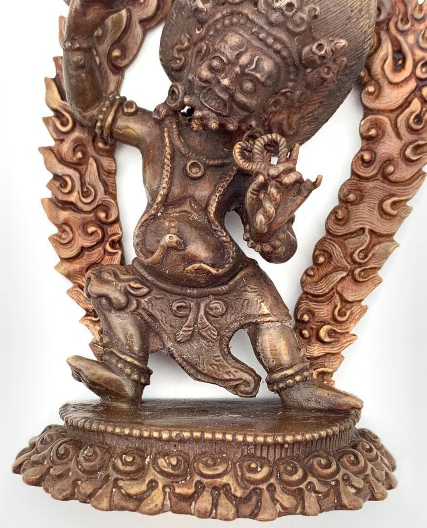 ◆ヴァジュラ・パーニ（金剛手）像◆仏教 チベット ◆アンティーク風-AZ