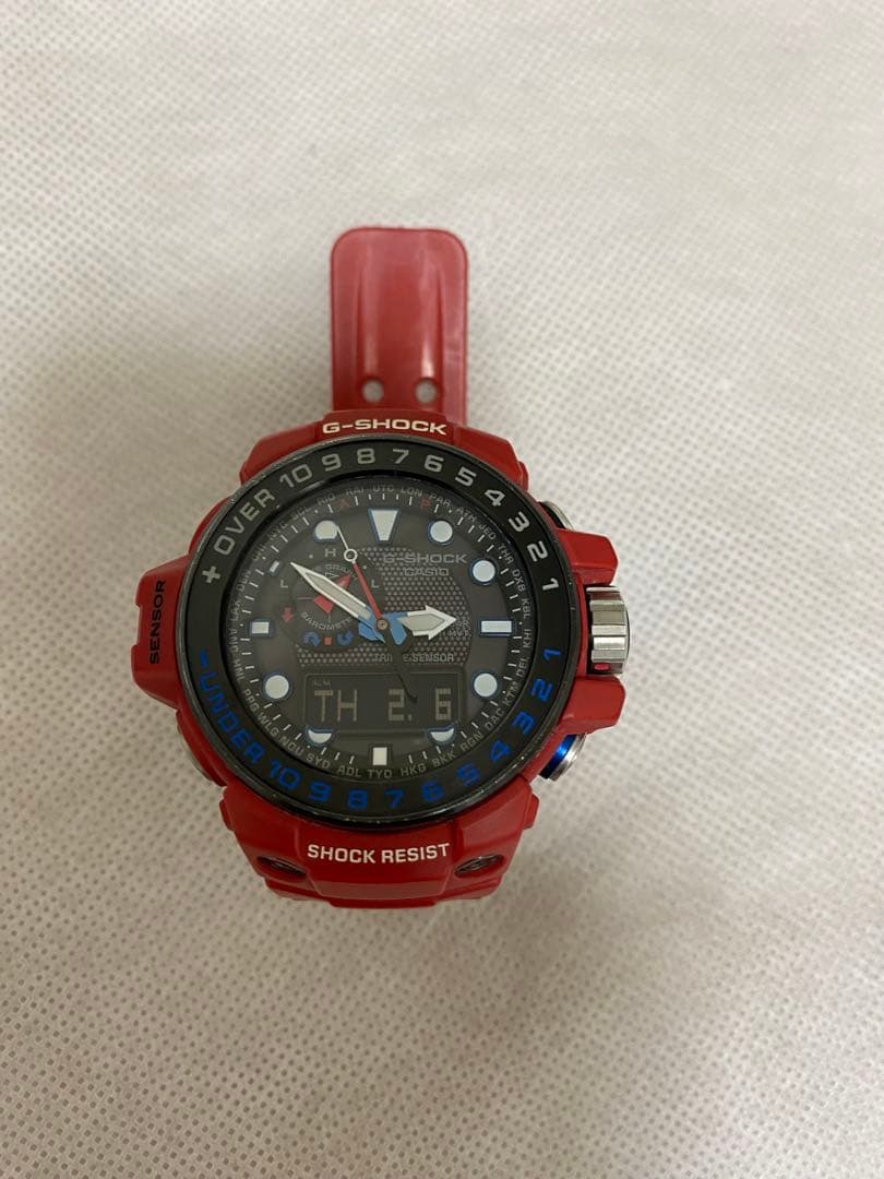 G-SHOCK レッド ラバーベルト 時計