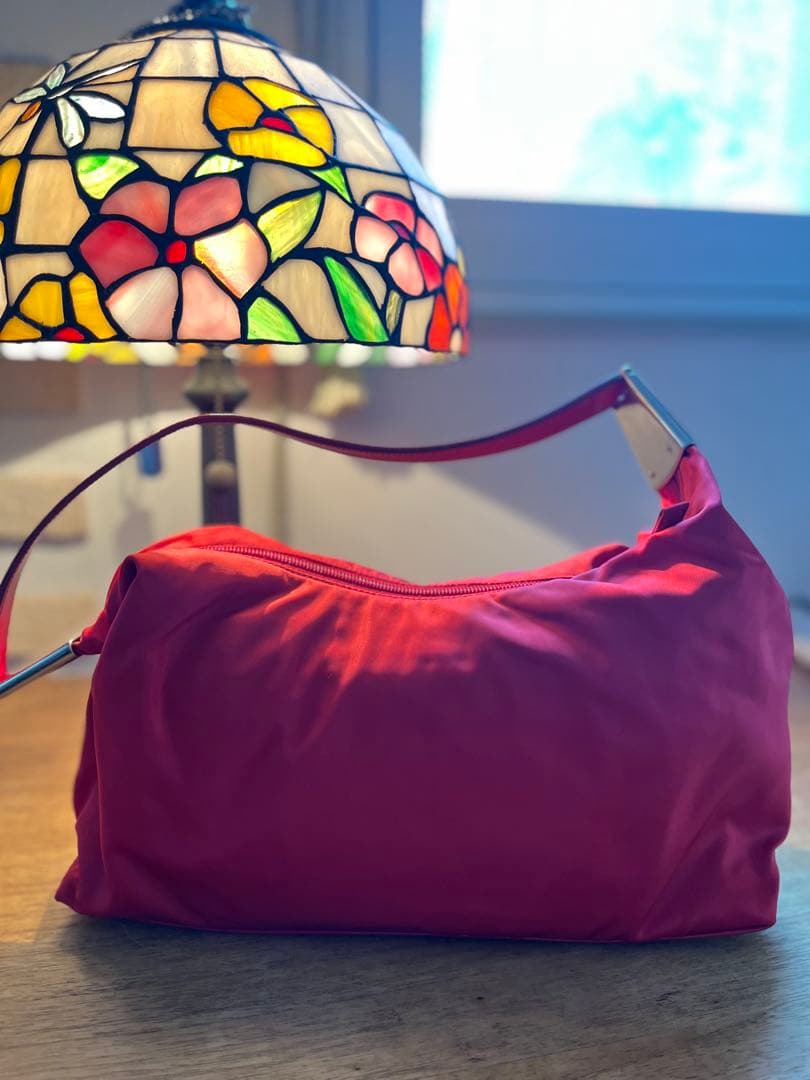 PRADA プラダ ワンショルダーバッグ ナイロン レッド