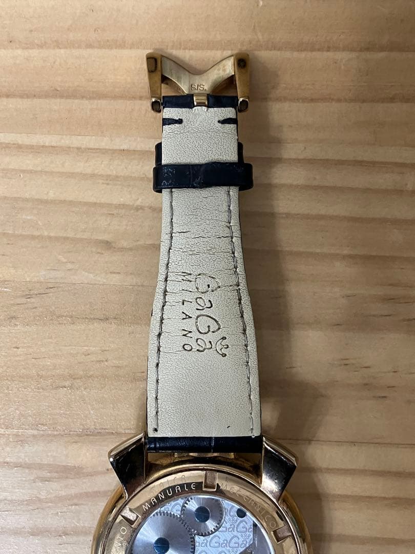 ゆ*き様 GAGAMILANO ガガミラノ 腕時計 手巻き式 マヌアーレ　稼働品
