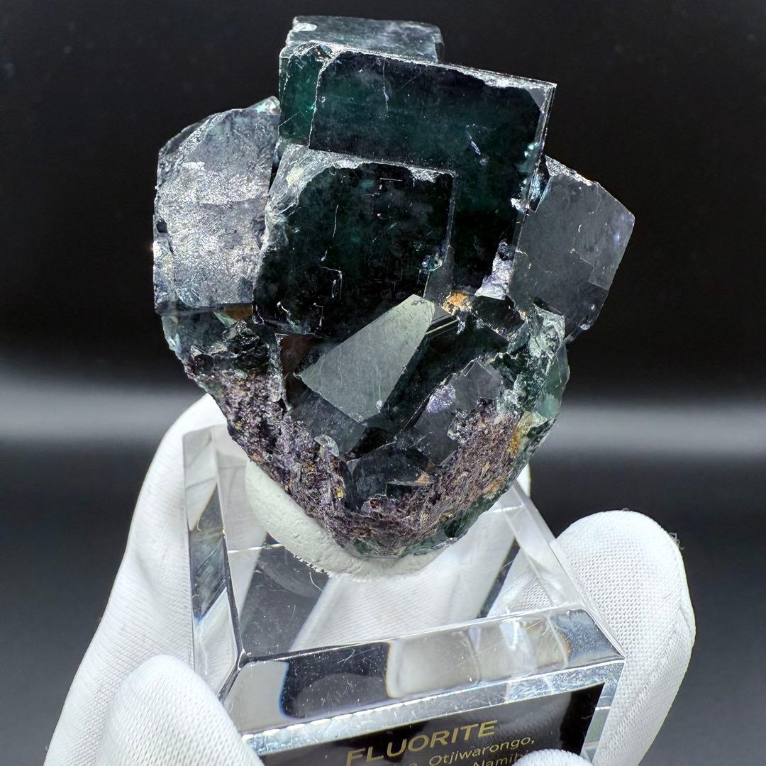 フローライト ナミビア Okorusu Mine産 蛍石 原石 25