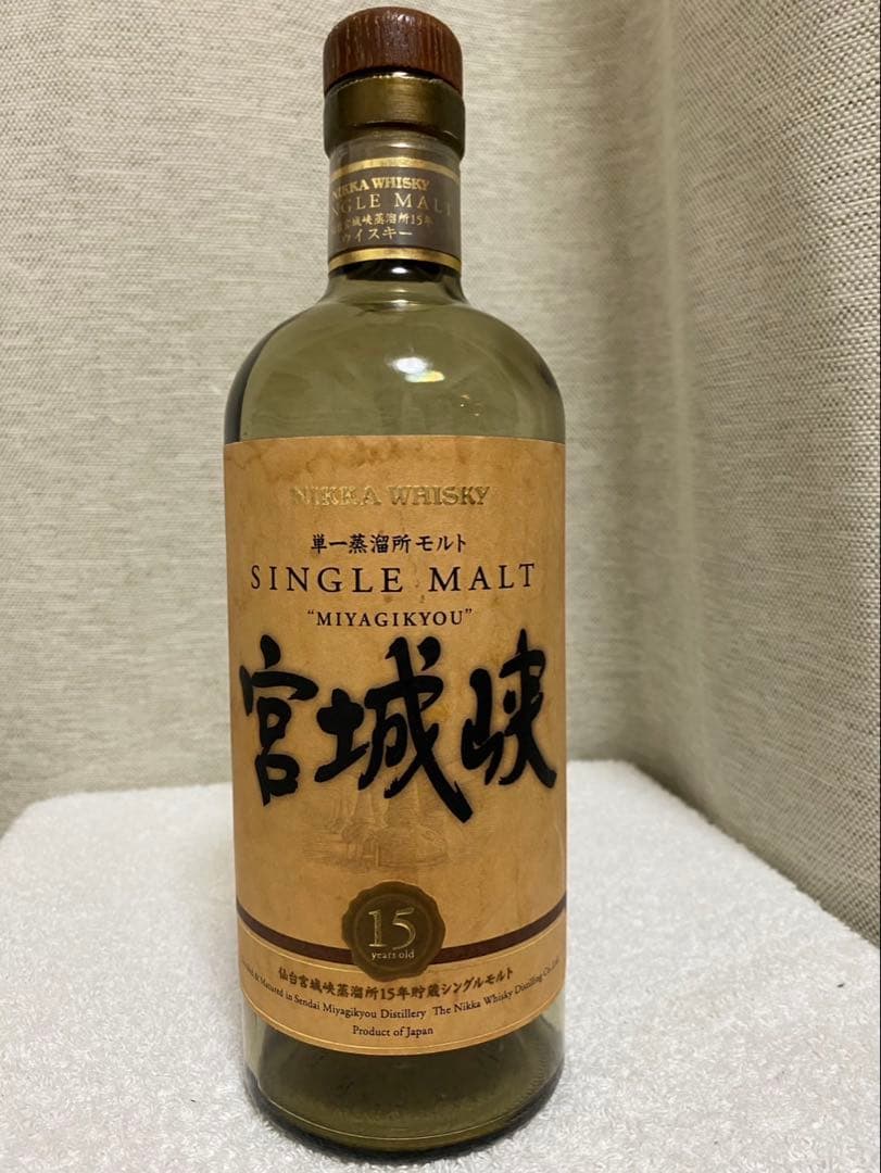 秩父，宫城峡15年，空瓶