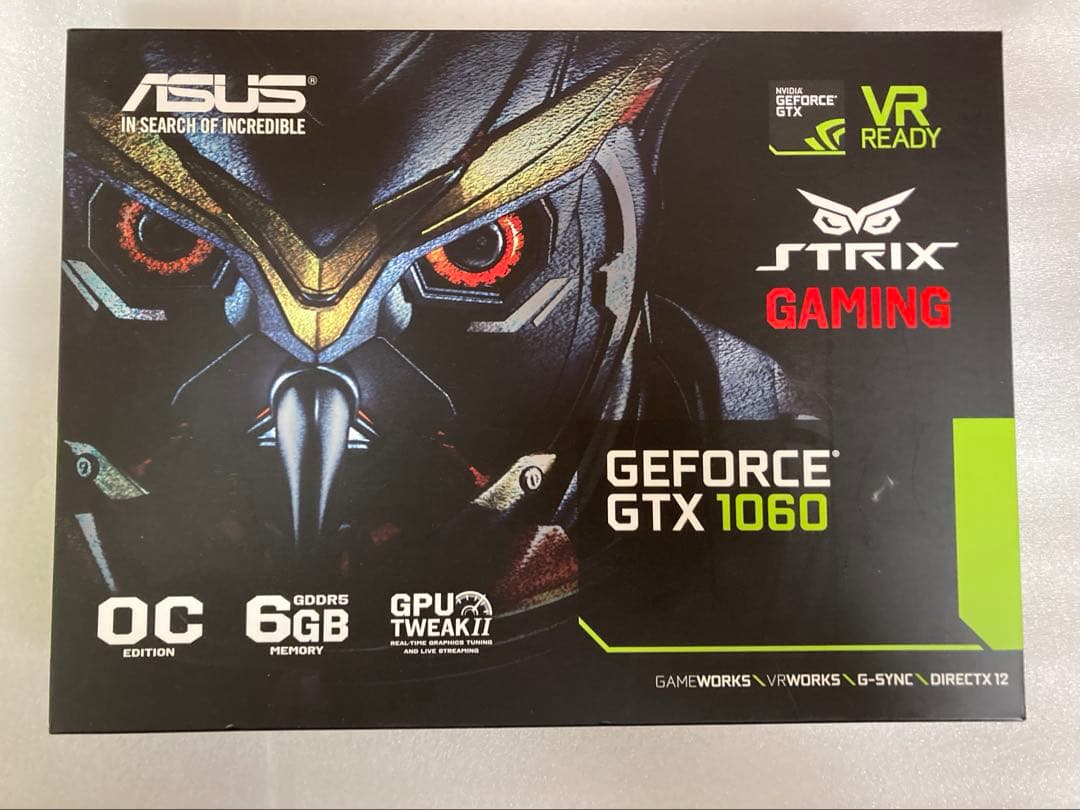 グラフィックボード・グラボ・ビデオカード ASUS GeForce GTX 1060 OC 6GB
