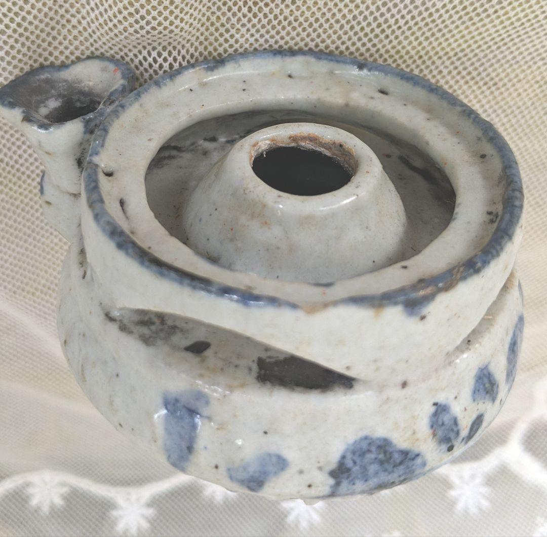 明〜清朝の水滴　古陶磁　釜定蝋印あり