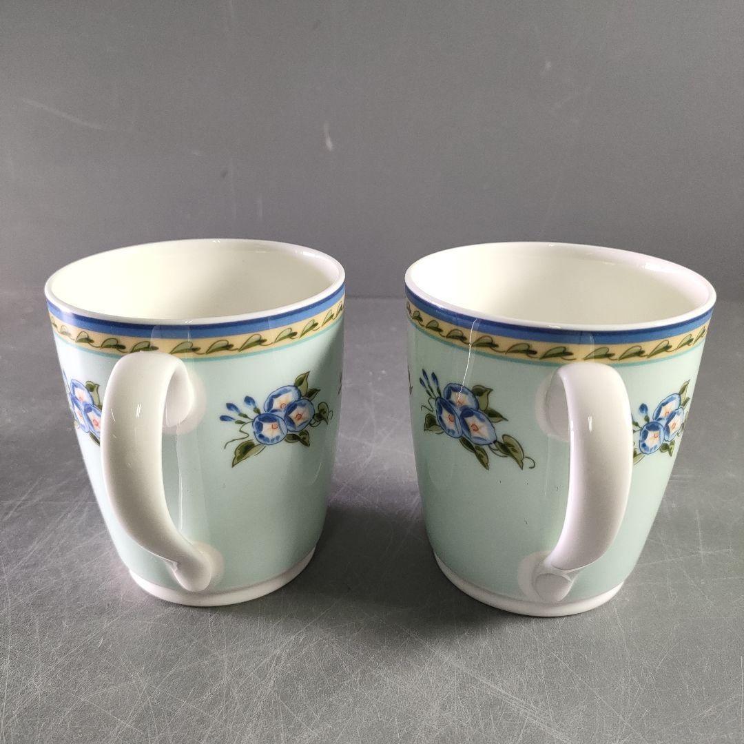 A915-4/TIFFANY＆Co./モーニンググローリー ペアマグカップ/