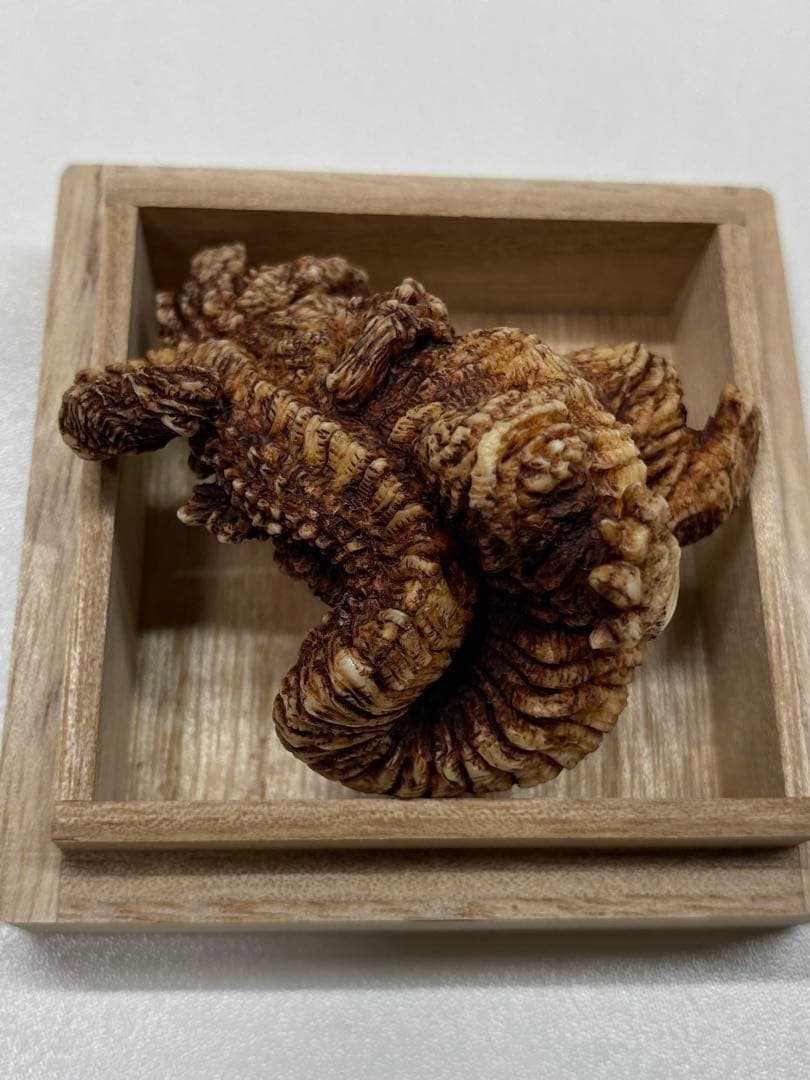 東宝怪獣根付　シン・ゴジラ　木札　木箱付き　ゴジラ　2016 未使用・新古品