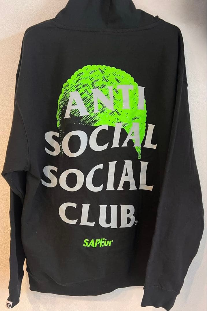 新品タグ付　サプール×アンチソーシャルクラブ　ビッグロゴ