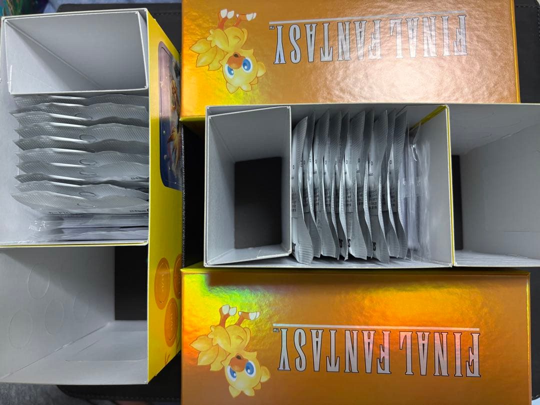 4box チョコボ・バンドル 開封済　チョコボブースターのみ欠品