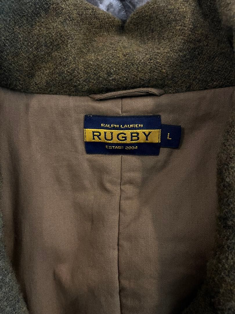 【希少】ポロ ラルフローレン RUGBY ショールカラー キルティングジャケット