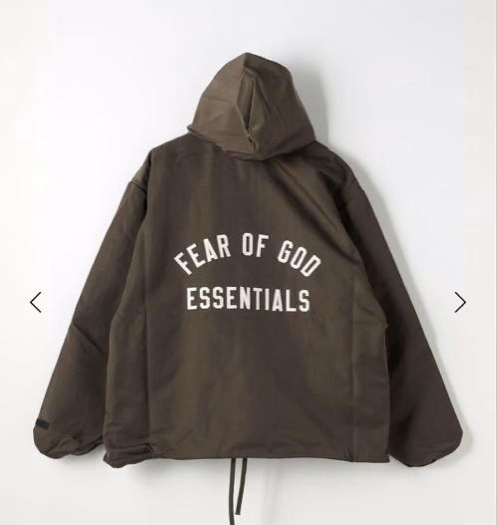 【新品】 FOG ESSENTIALSナイロンフーデッド コーチ ジャケット