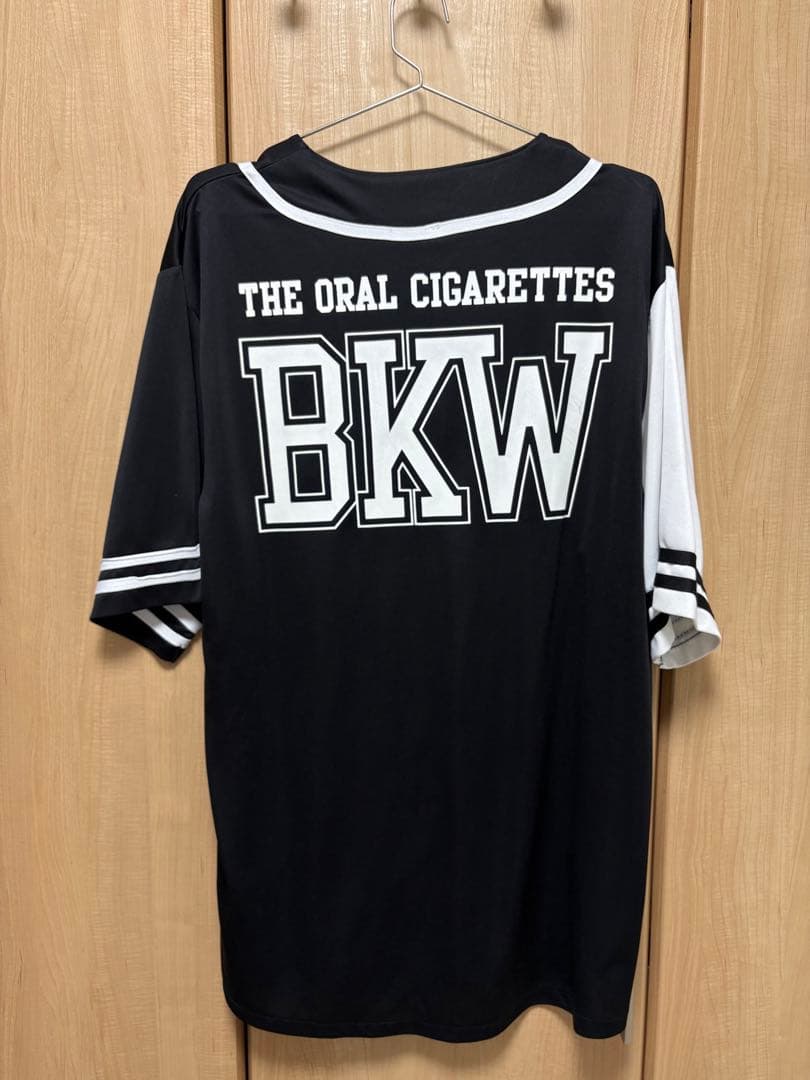 【美品】THE ORAL CIGARETTES BKW ベースボールシャツ　L