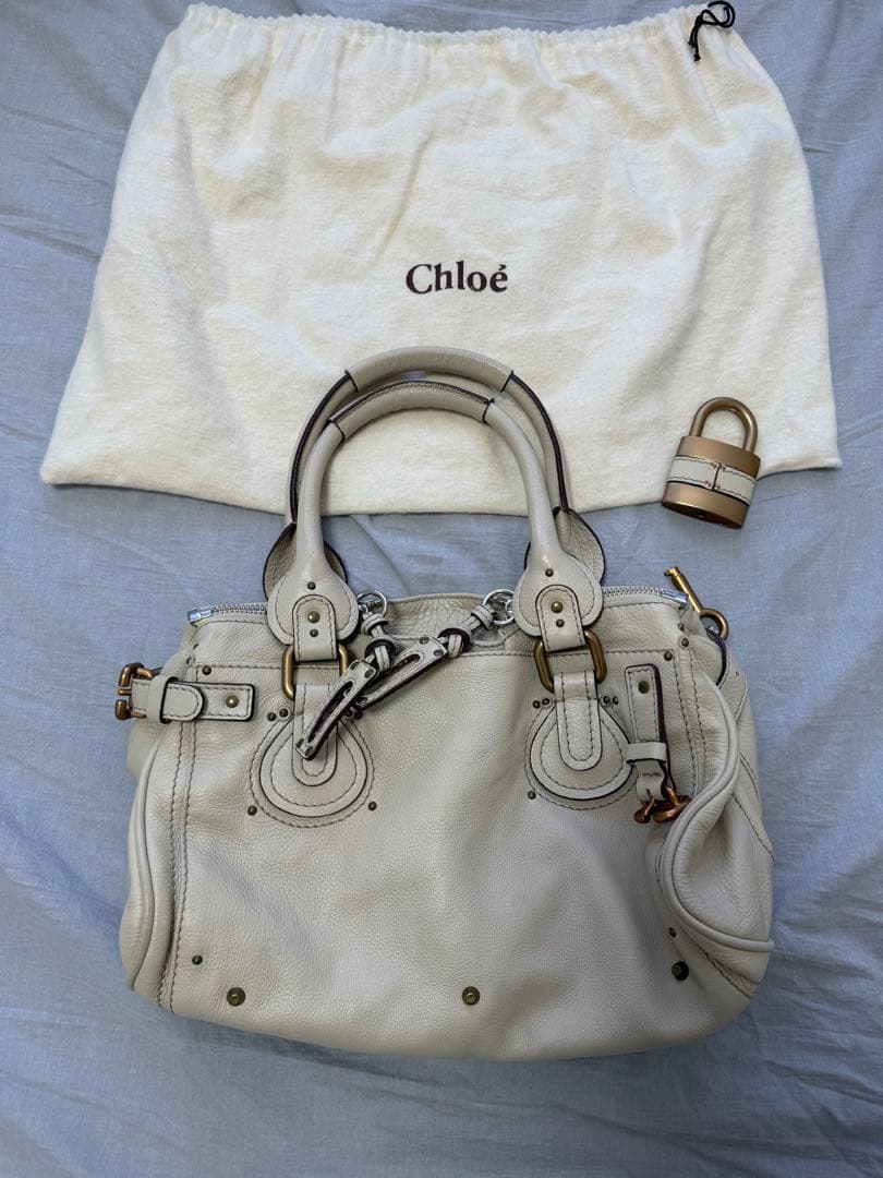 Chloé ライトベージュ ハンドバッグ 保存袋付き