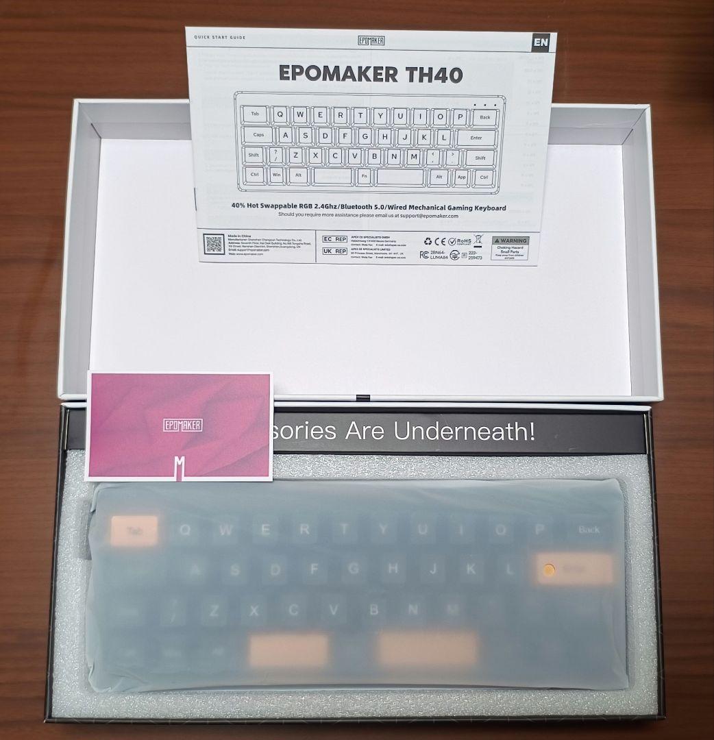EPOMAKER TH40 メカニカルキーボード　未使用