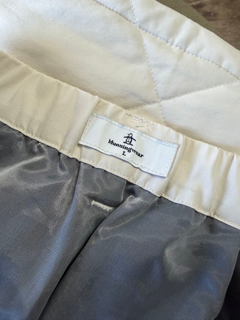 マンシングウェアスカート中わた キルト ヒートナビ 蓄熱保温 ゴルフ 3.5万