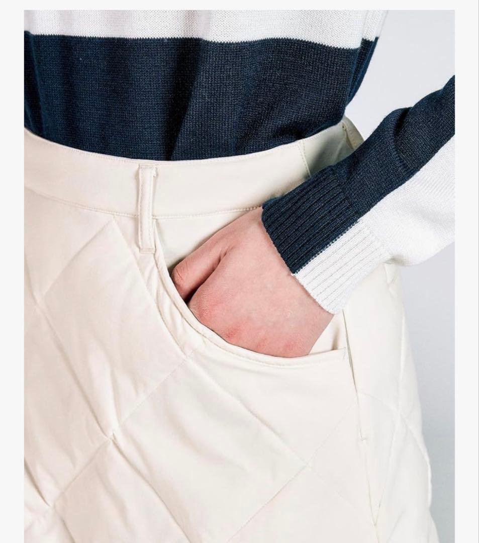 マンシングウェアスカート中わた キルト ヒートナビ 蓄熱保温 ゴルフ 3.5万