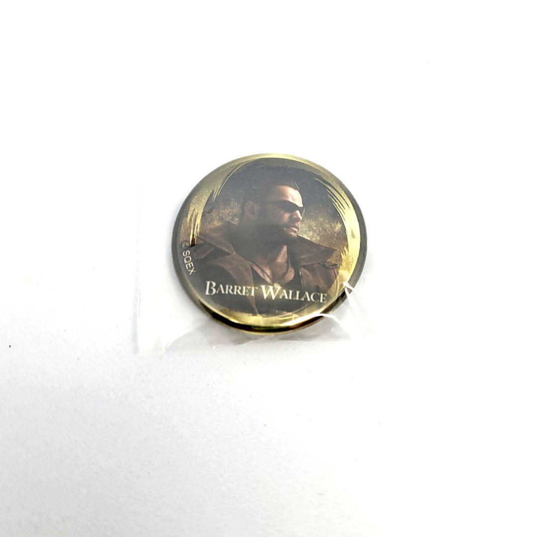 FF7 ファイナルファンタジー7 メタリック缶バッジ グッズ クラウド エアリス