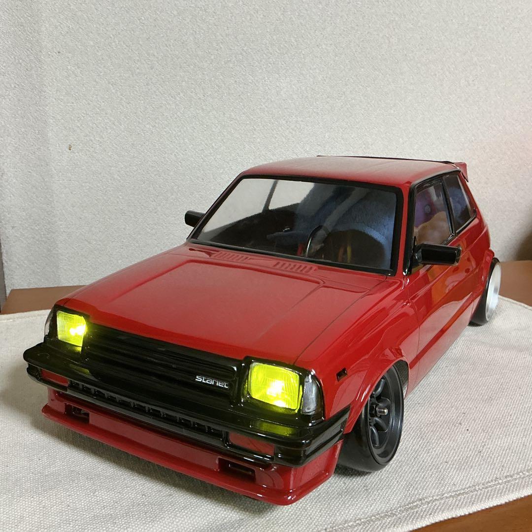 パンドラ　PANDORA スターレット　KP61 1/10ボディー　タイヤセット