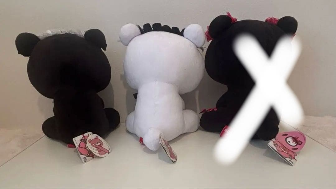 グルーミー No.589 No.596ぬいぐるみ 3体セット