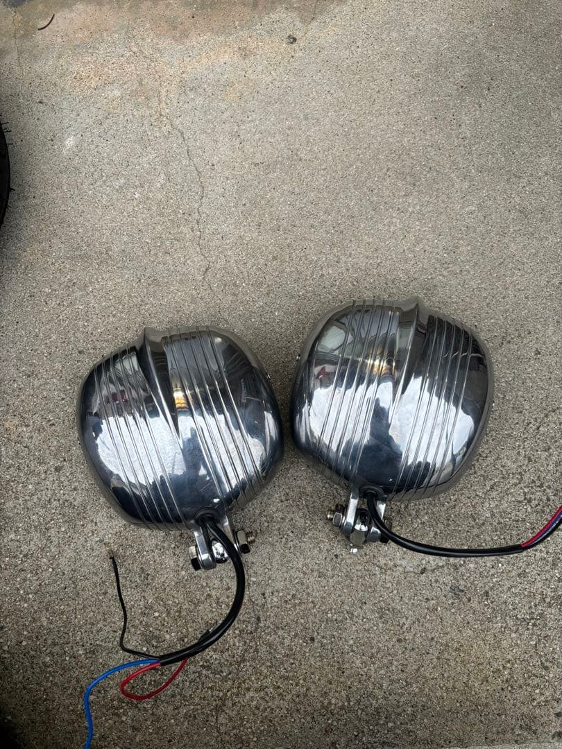 汎用ヘッドライト　2個セット　チョッパー　フリスコ等