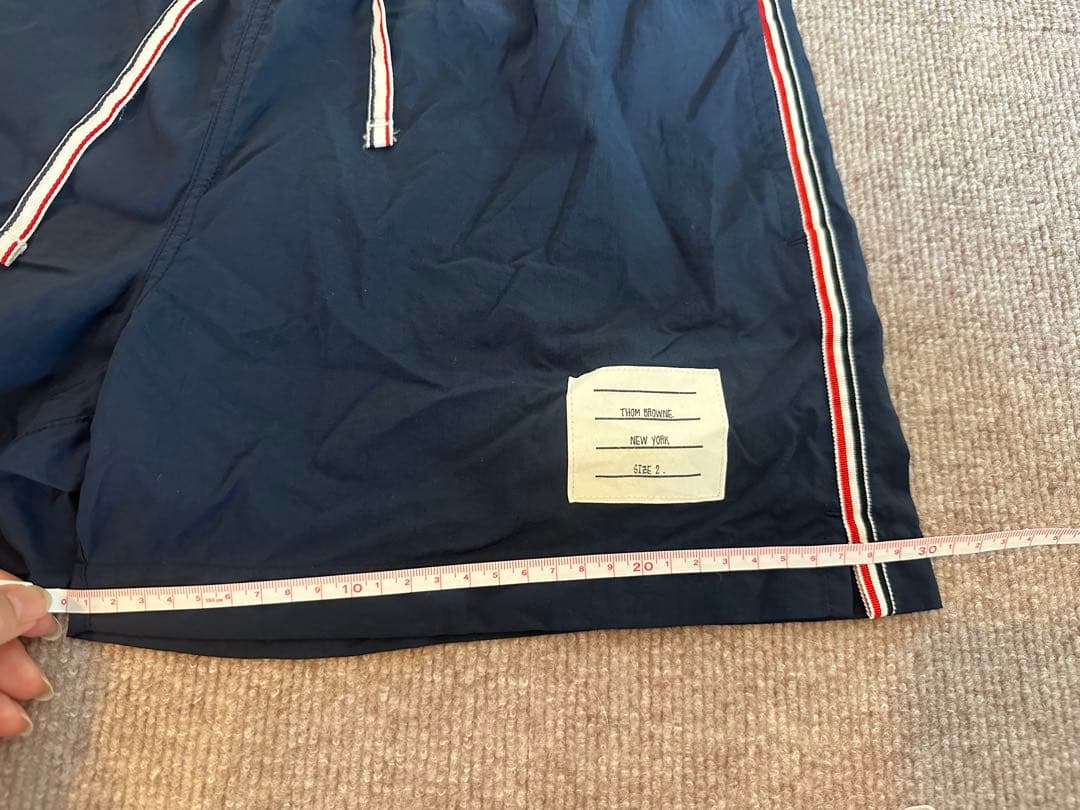 値引き！THOM BROWNE ネイビー 水着
