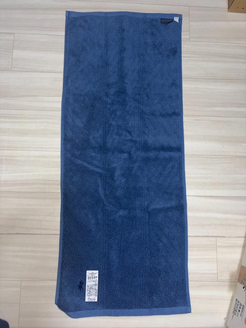 RALPH LAUREN フェイスタオル 9枚組 ブルー系 34×85cm 新品