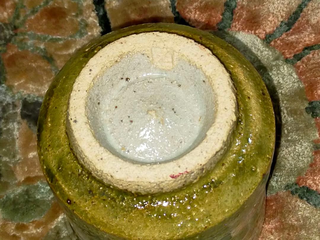 未使用　益子焼　木村充　湯呑み　湯飲み　共箱付き